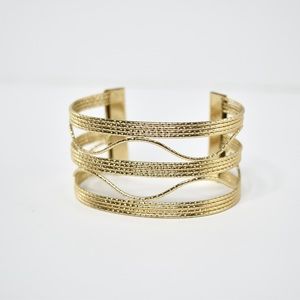 Gold split Bangle